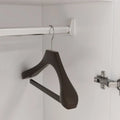 Freestanding 2 - Door Bedroom Armoire with Hanging Rod