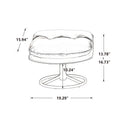 Velvet Swivel Accent Chair with Ottoman, Modern Chaise Lounge Chair with Metal Frame and Footstool, Comfy Armchair Reading Chair
